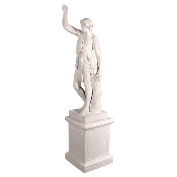 Hercules Life-Size Nemean Lion Pelt Garden Statue with Plinth